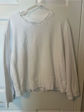 Classic White Crewneck Women’s Sweat shirt. So cute.